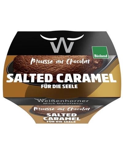 BIO Čokoládová pěna se slaným karamelem (Weißenhorner)