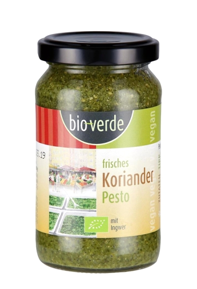 BIO Pesto koriandr se zzvorem (Bio-verde) 