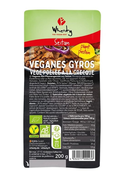 BIO Vegansk gyros (Wheaty)